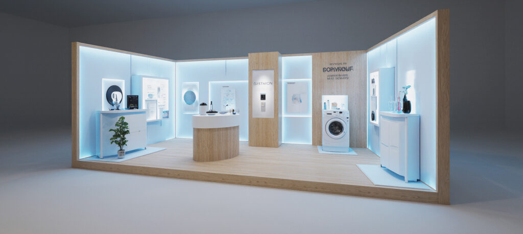 wood booth